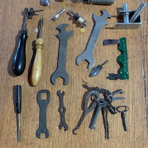 Vintage Treadle Sewing Machine Accessory Kit Parts, sold individually, Small parts 9.98 ea. large parts 19.98 ea. order qty 2 of small image 9