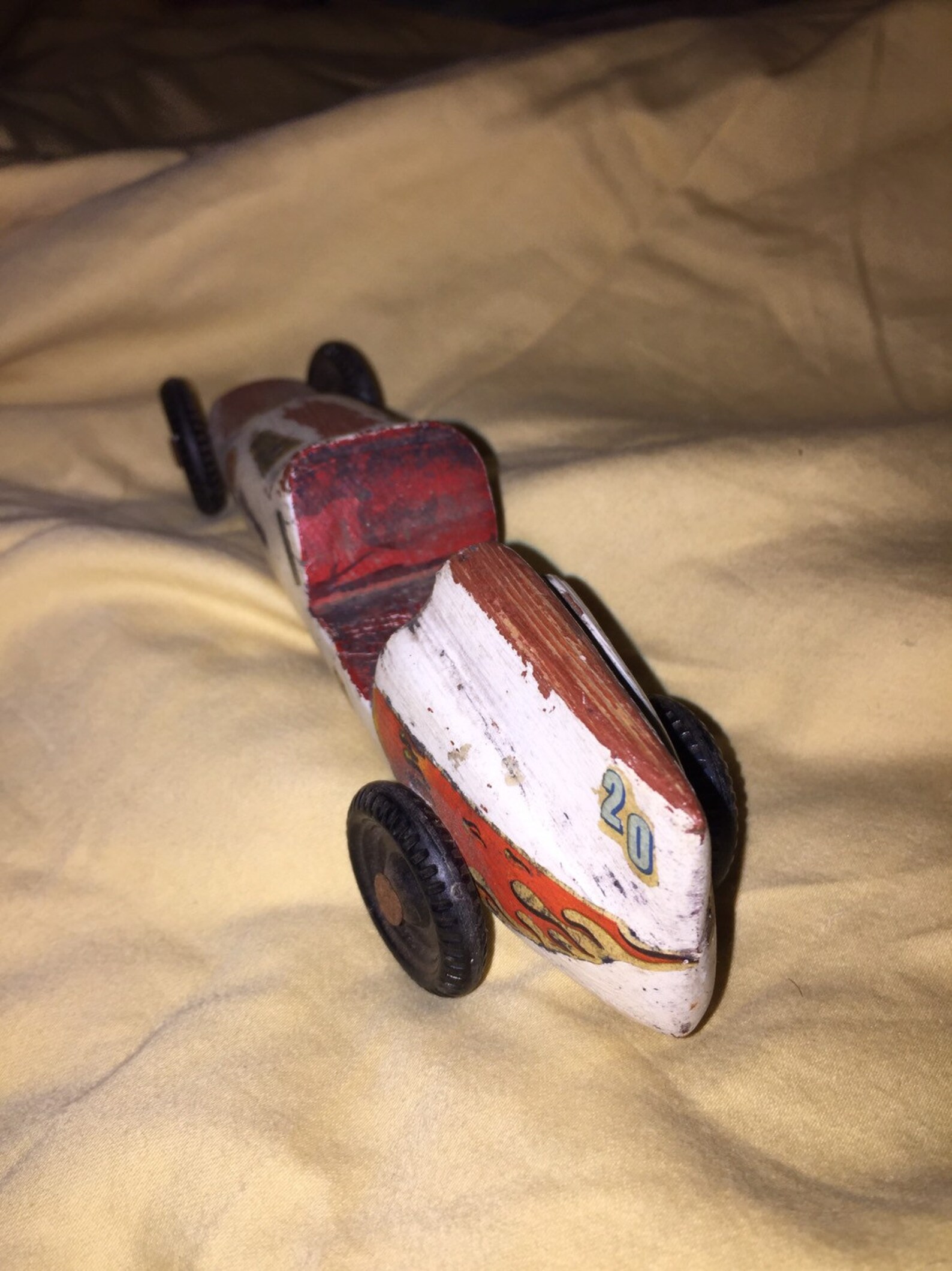 Vintage Indy Sprint Race Style Pinewood Derby Car Hand Made Etsy