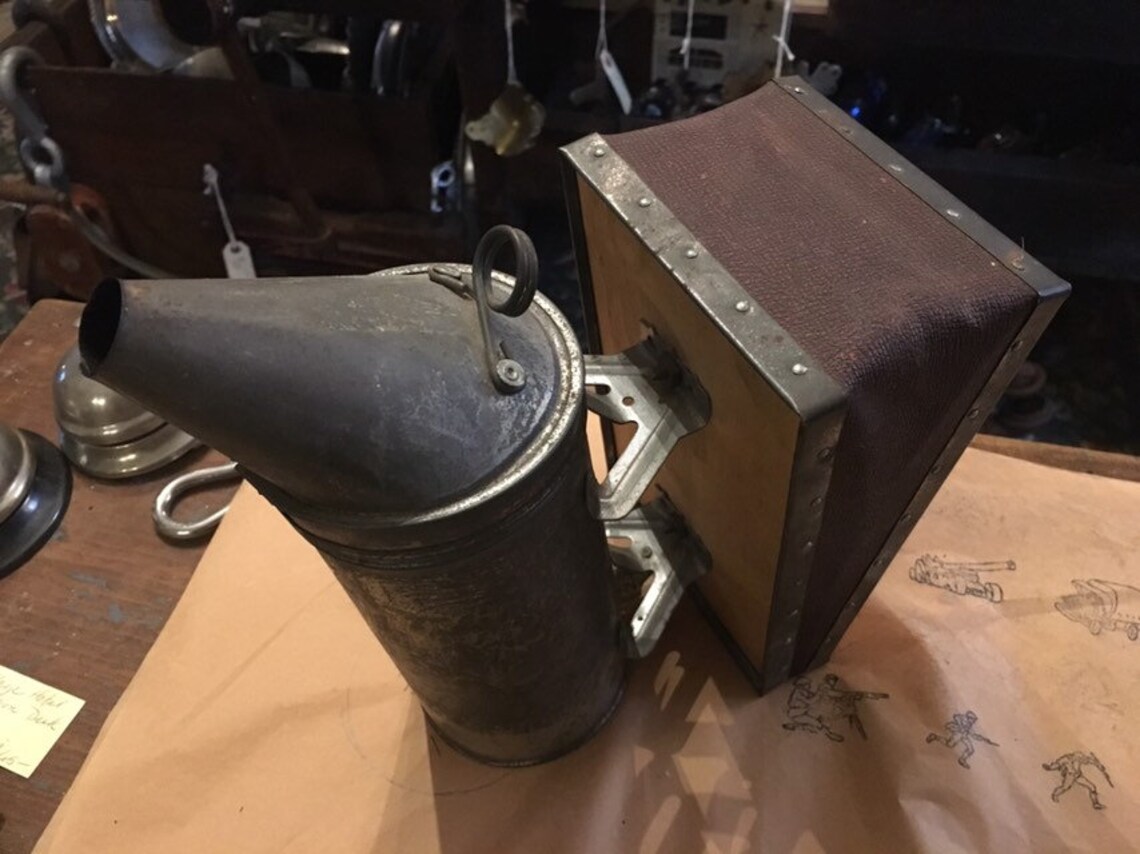 Antique Bee Hive Smoker/Fogger Works Fine Great Shape Etsy