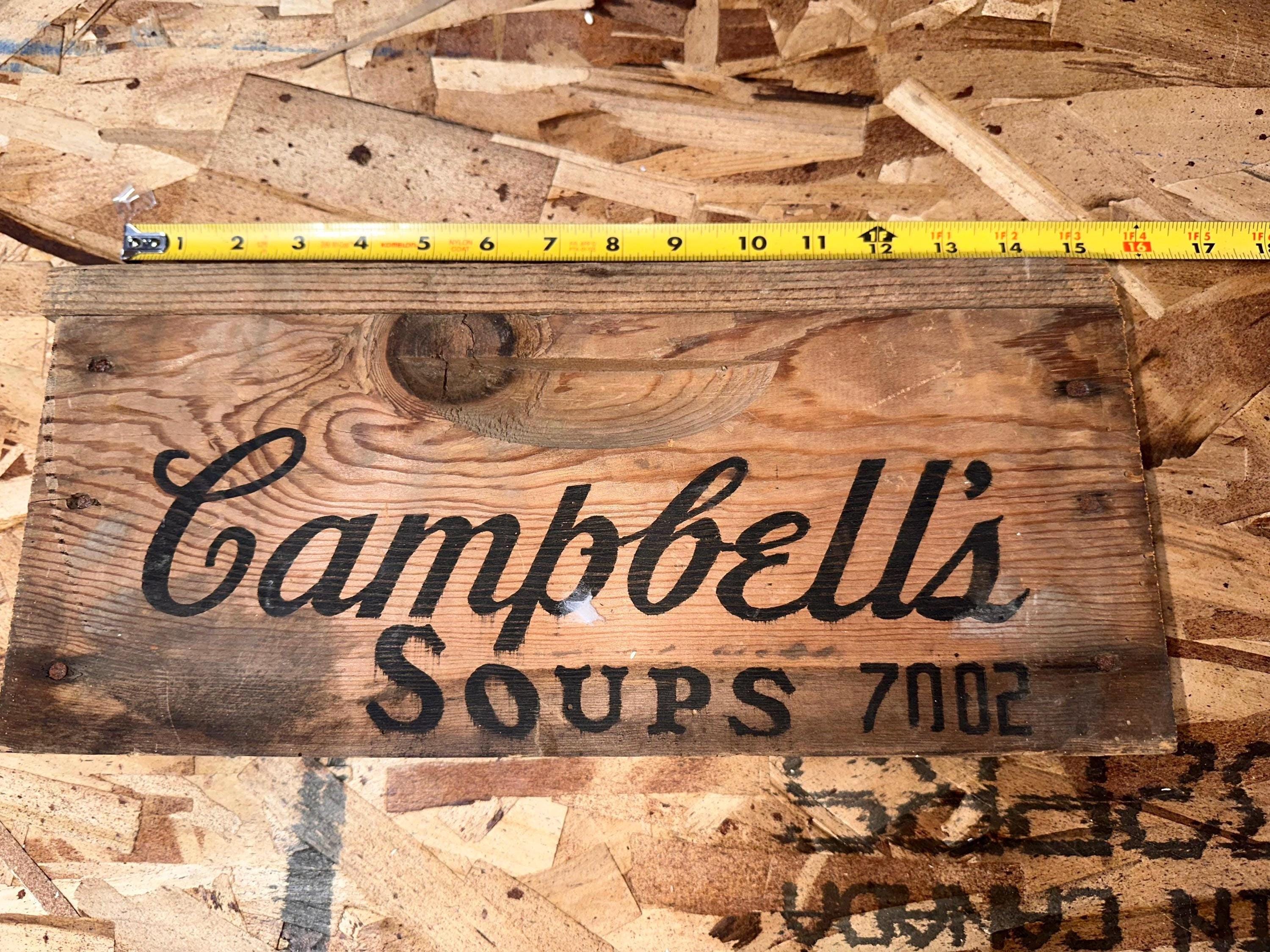 Campbell's Soup, Crate/box, End Cap, Very Rare - Etsy