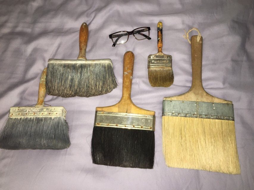 Antique Large Paint Brushes listing is for one Great Decor Etsy