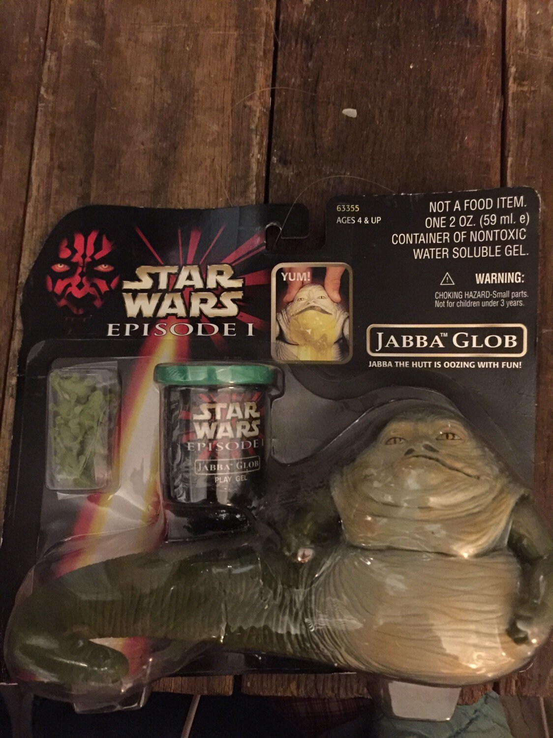 Star Wars Episode 1 Phantom Menace Jabba Glob Action Figure MINMB