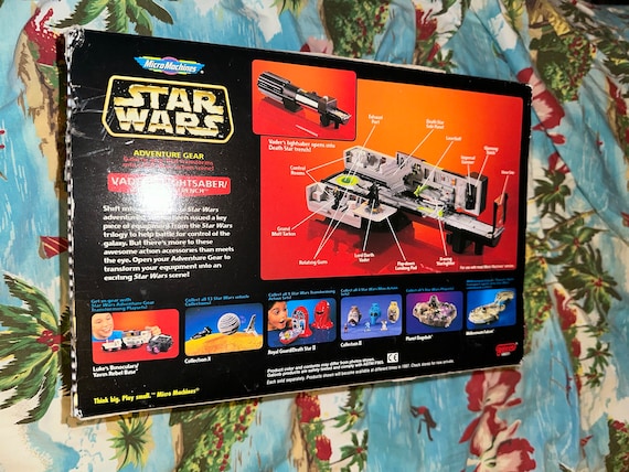 Star Wars Micro Machines Darth Vader's Lightsaber Death Star