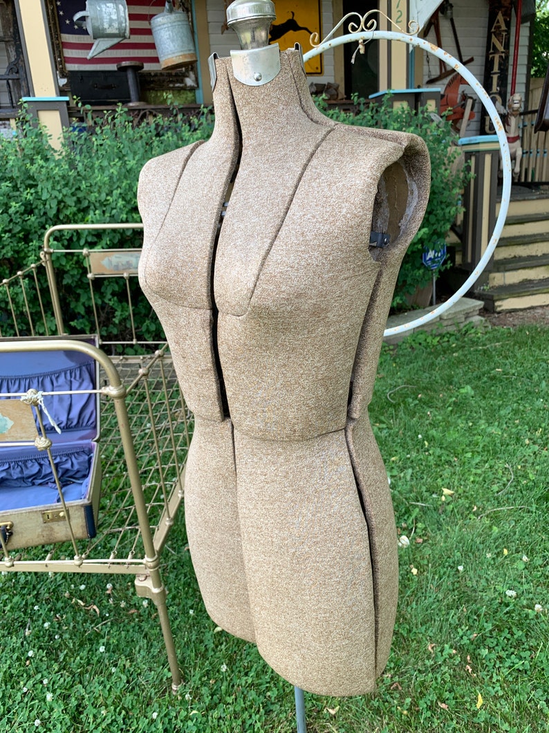 1940s Tailors Adjustable Dress Form Mannequin, Cast Iron Base - Etsy