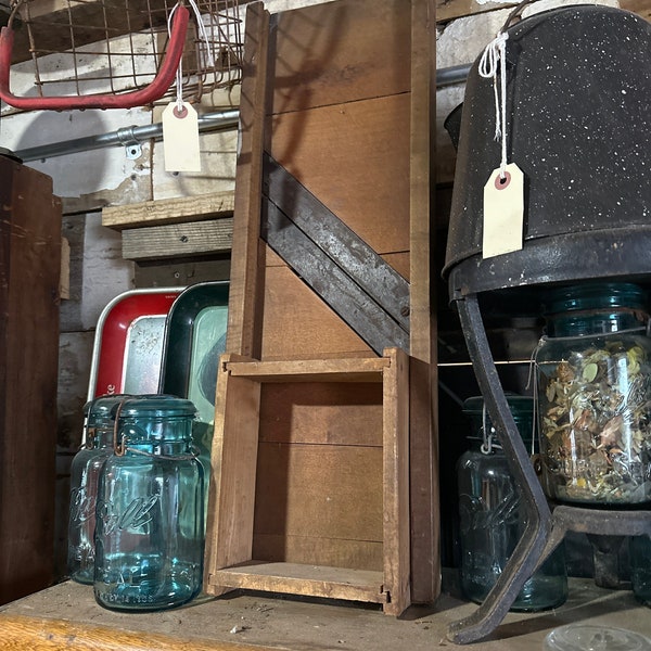 Cabbage Slicer Antique Cutter Shredder Etsy