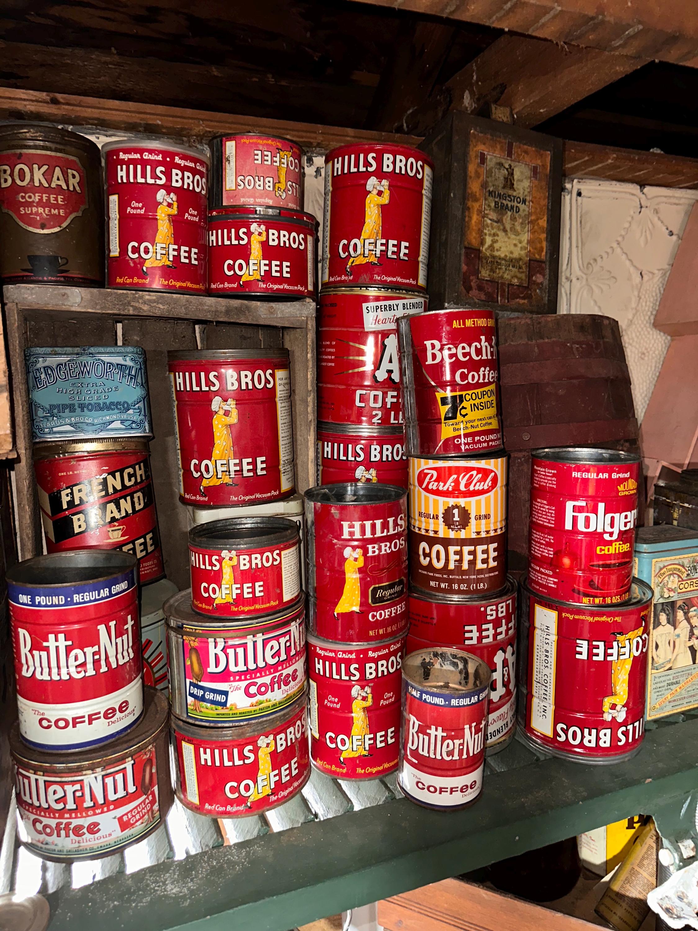 Various Vintage Coffee Tins/cans You Pick 18.97 Each, Please Let