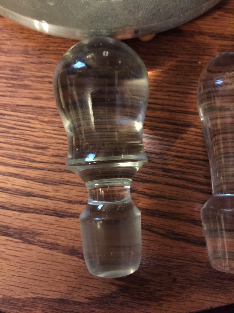 Antique Large Glass Bottle Stopper/Decanter Top Listing is Etsy