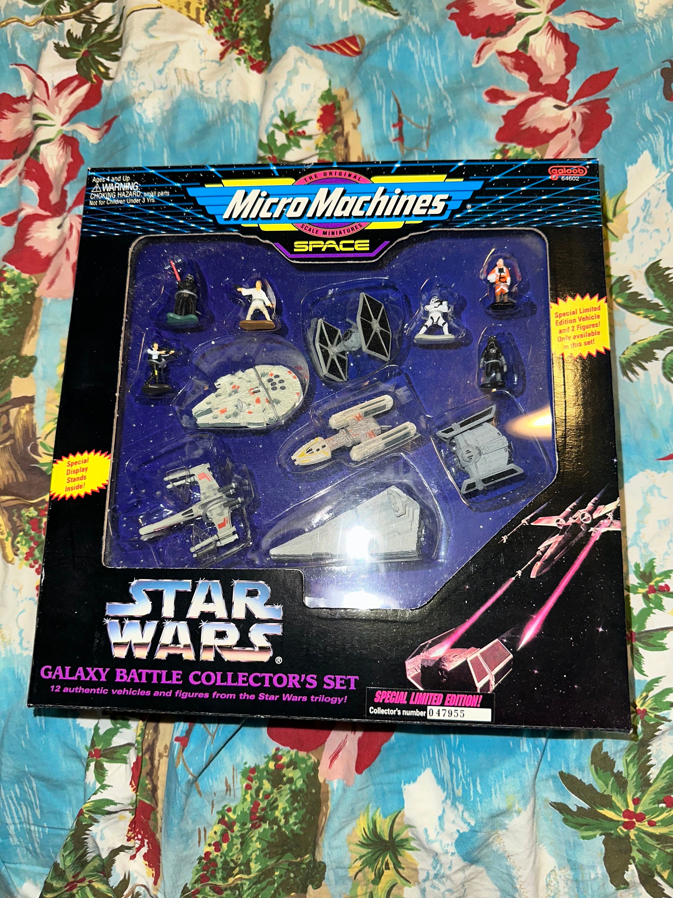 Vintage Star Wars 12 Micro Machines Galaxy Battle Collector's Set