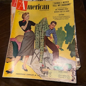 The American Magazine January 1954 With Cover By Peter Stevens
