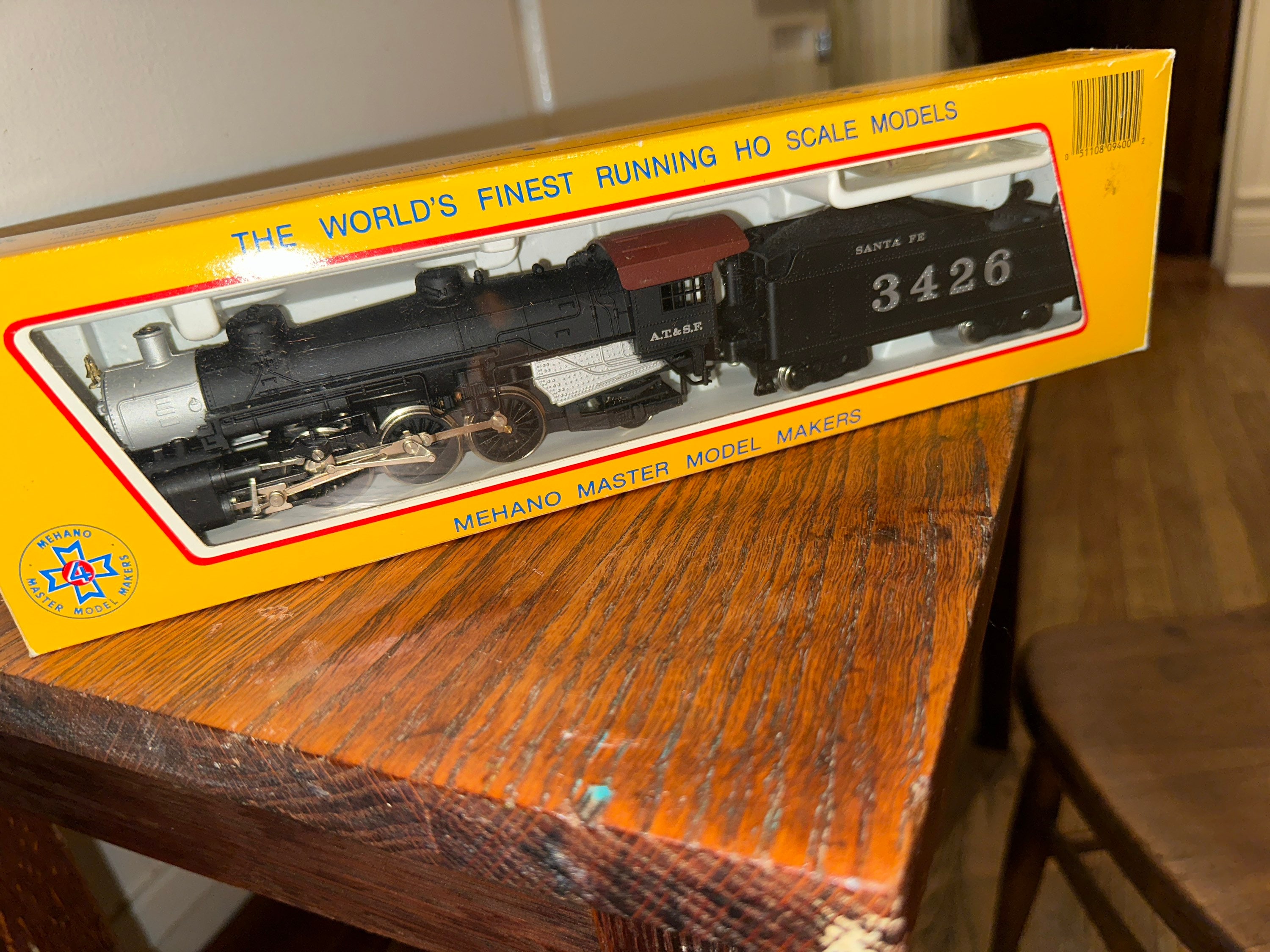 Mehano Pacific Steam LOKO 4 6 2 Santa Fe 9400 Excellent Cond Still