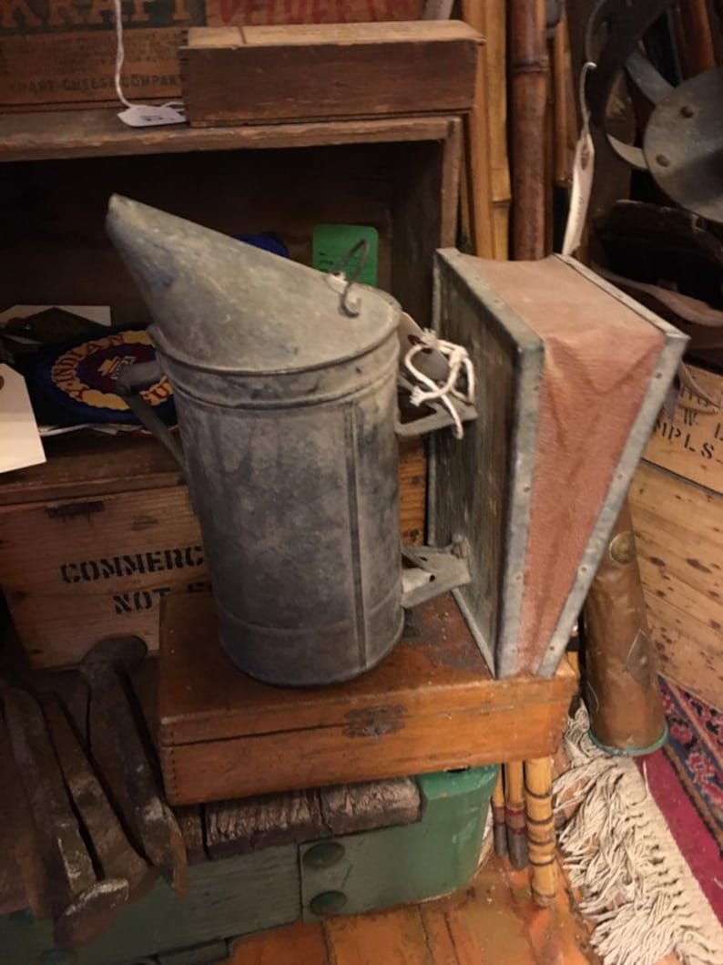 Antique Bee Hive Smoker/fogger Works Fine Great Shape Etsy