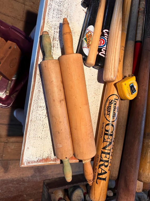 Vintage, Rolling Pin, Kitchen Utensil, Baking, Cooking, Kitchen, Chef, Cook, Pastry, Pie, Cookie, Dough, Baker, Please indicate which one