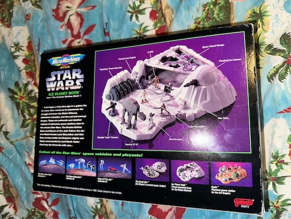 Star Wars Micro Machine Ice Planet Hoth Playset AT-AT 1993 Galoob