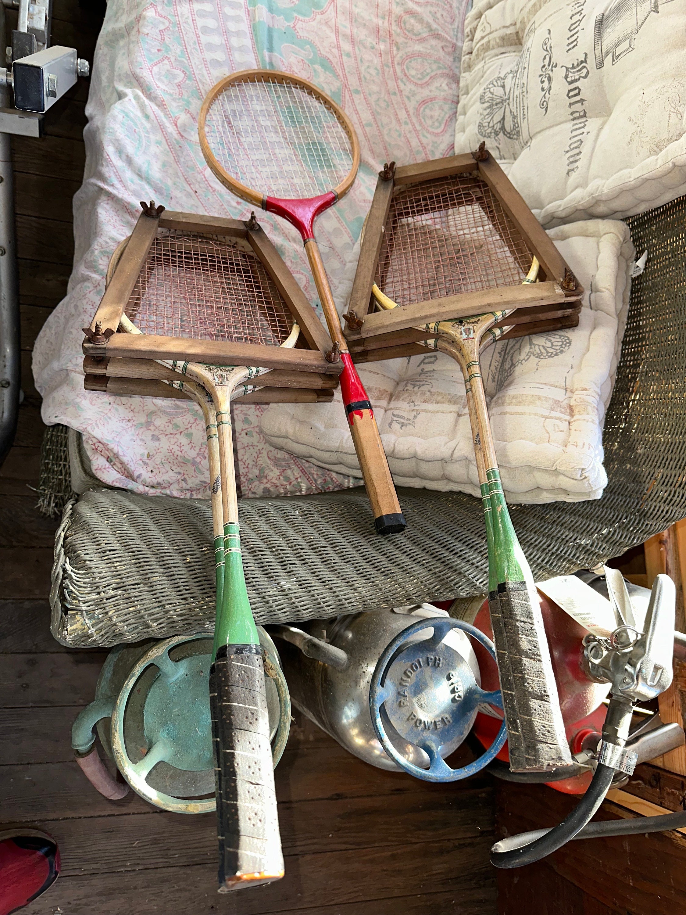 Sioux Wood Rackets Set of 5 Vintage Badminton Wooden Rackets - Etsy