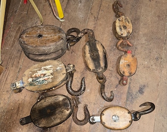 Antique Industrial / Farm Pulley sizes vary, listing is for one only