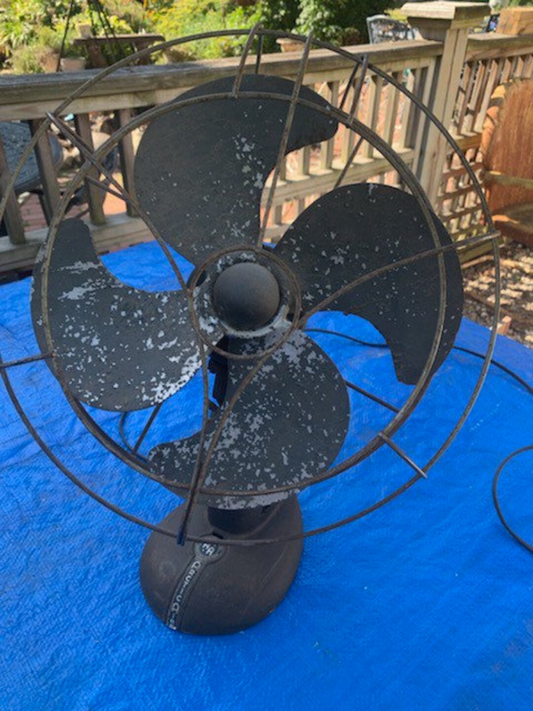 希少　アメリカ製　ARCTIC AIRE アンティーク　ヴィンテージ 扇風機 Antique Circa 1940 Arctic Aire Oscillating Model 1295, 12