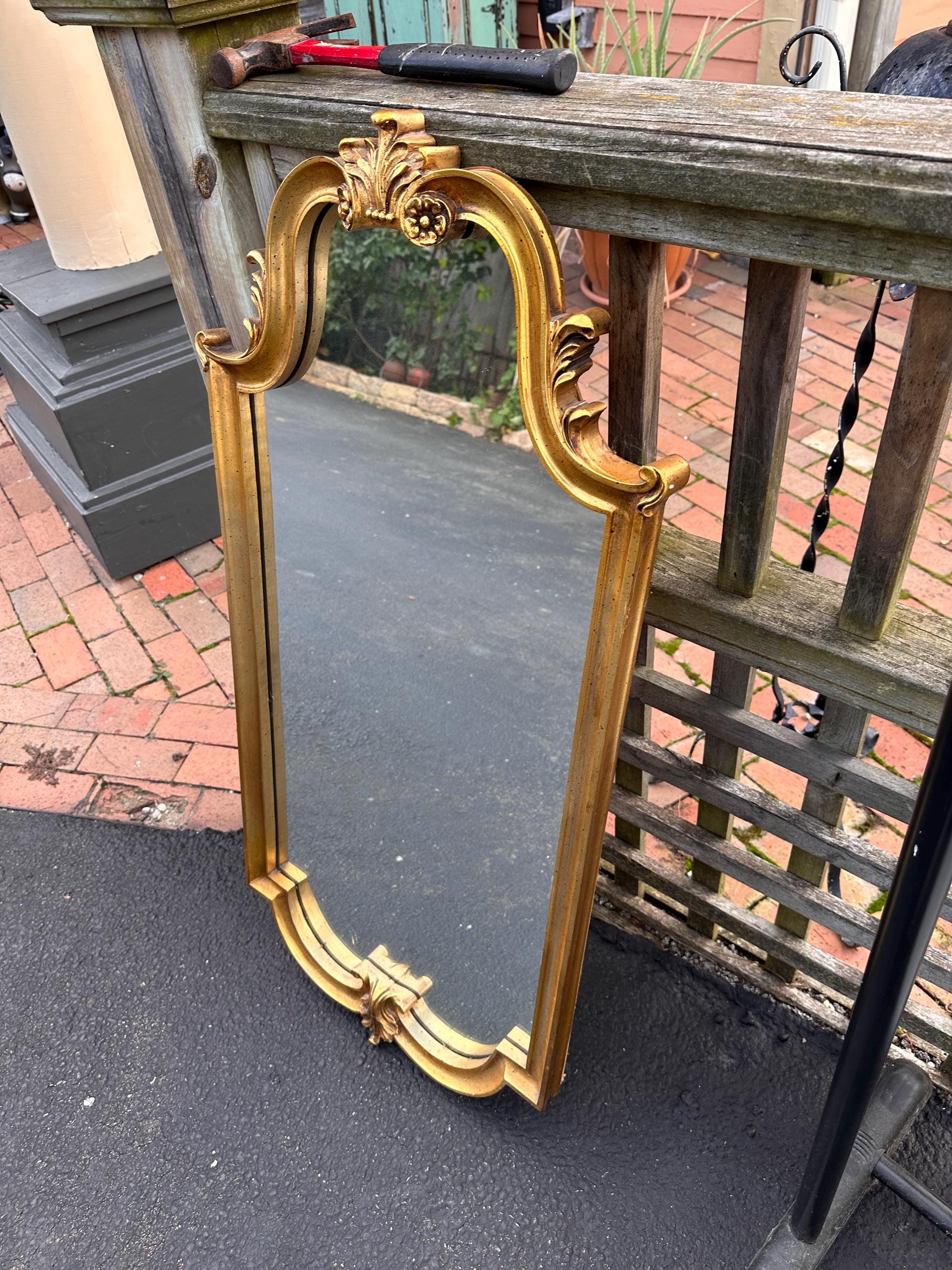 イギリス vintage mirror 鏡 Antique Mirror 18 Inch - Etsy