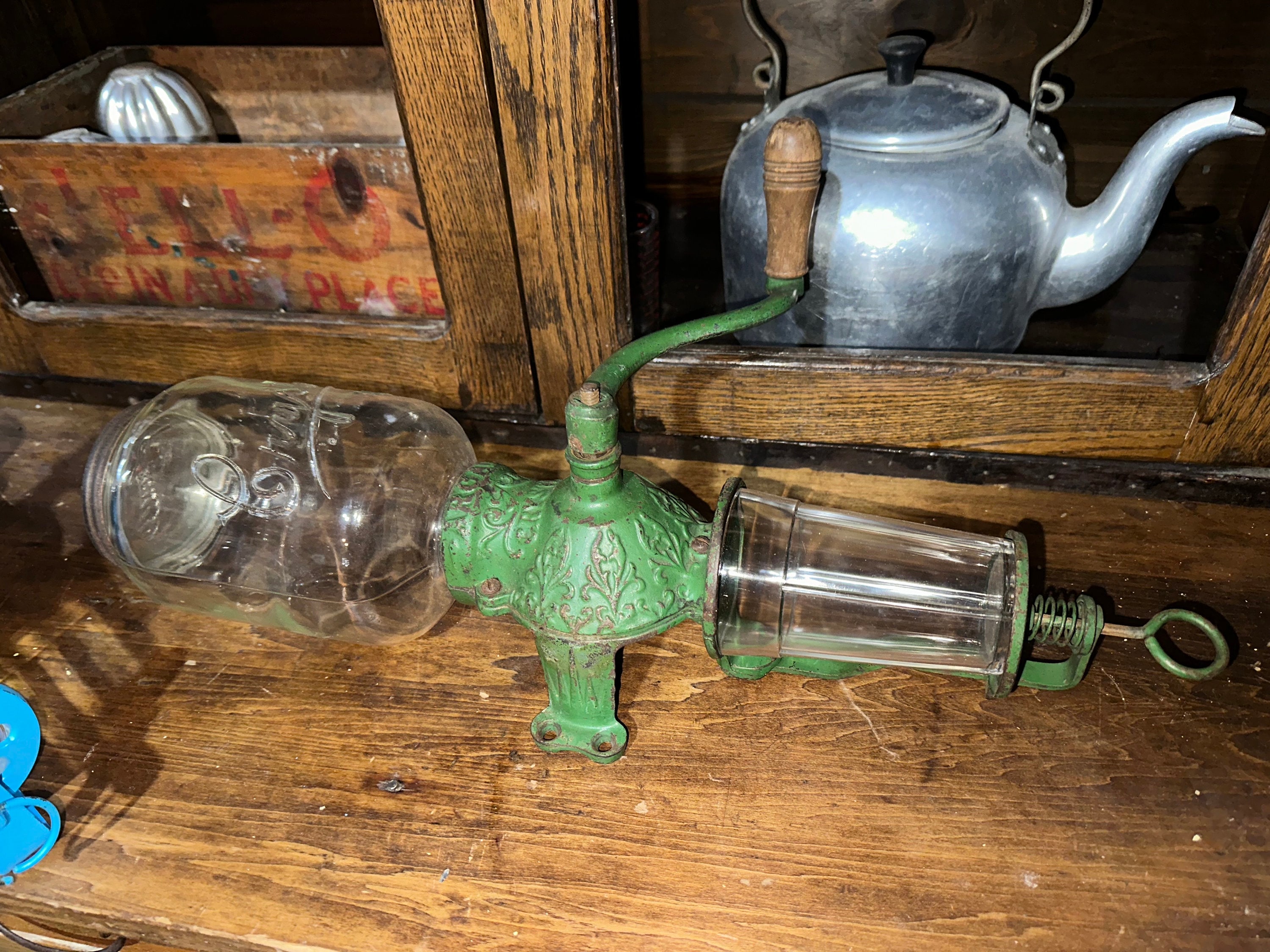 Wall Mount Antique Herb Grinder Antique Early 1900's Arcade Mfg