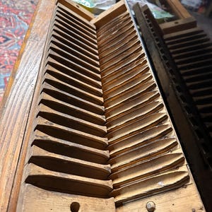 Vintage Wooden Cigar Mold, Great for Display to Hold Pen, Pencils, Cigarettes, Cigars, Etc....