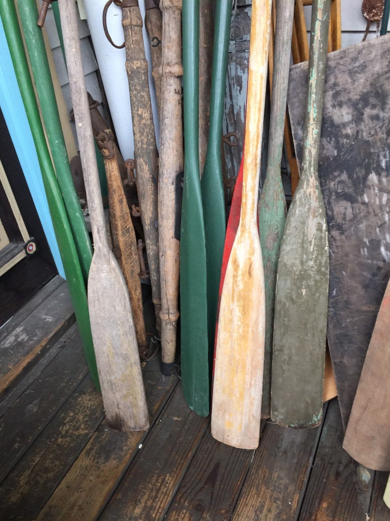 Vintage Row Boat Oar Listing is for Only One Oar 5' 6 1/2 Etsy