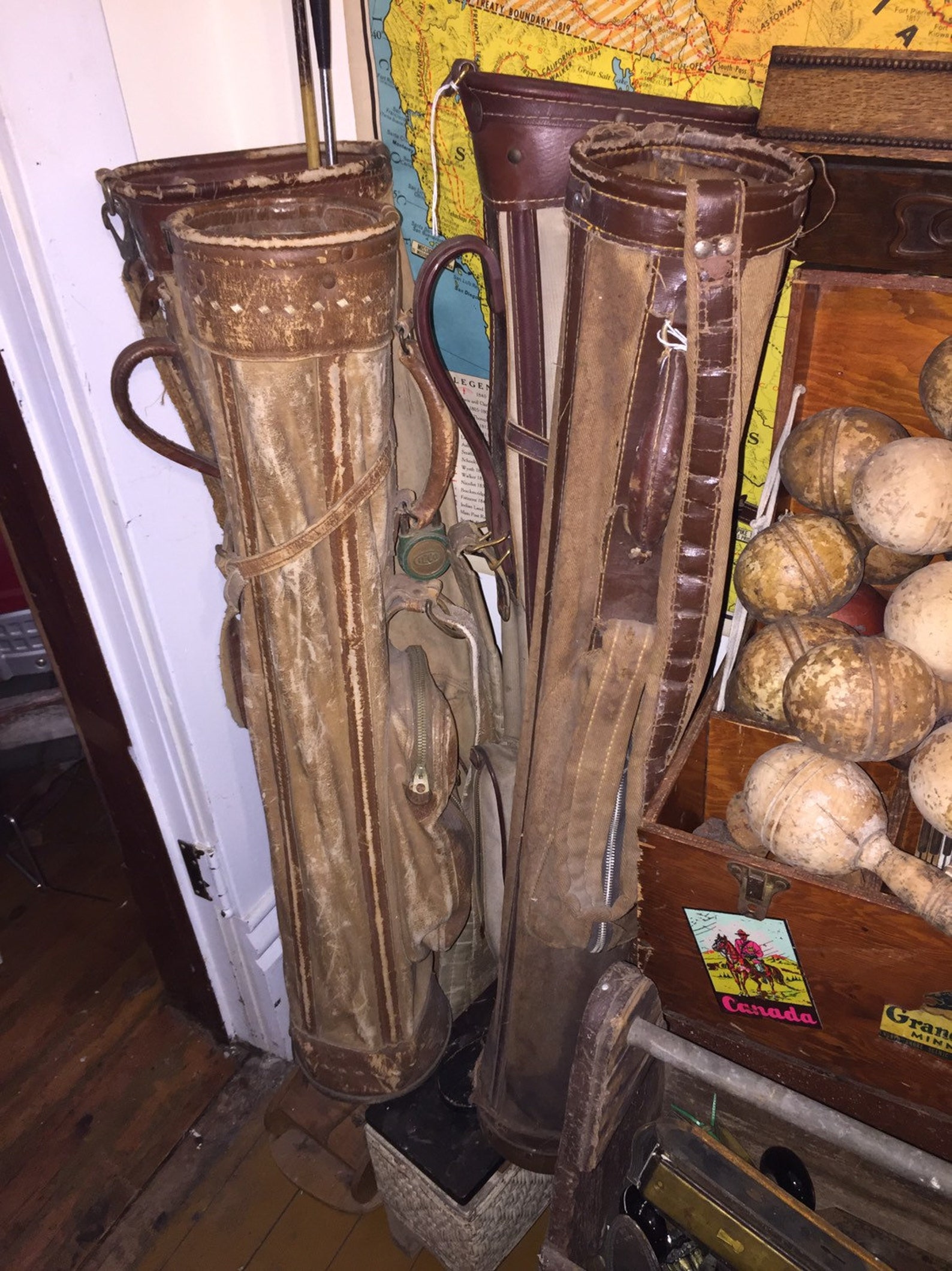 Vintage Golf Club Bag From 1940s Etsy