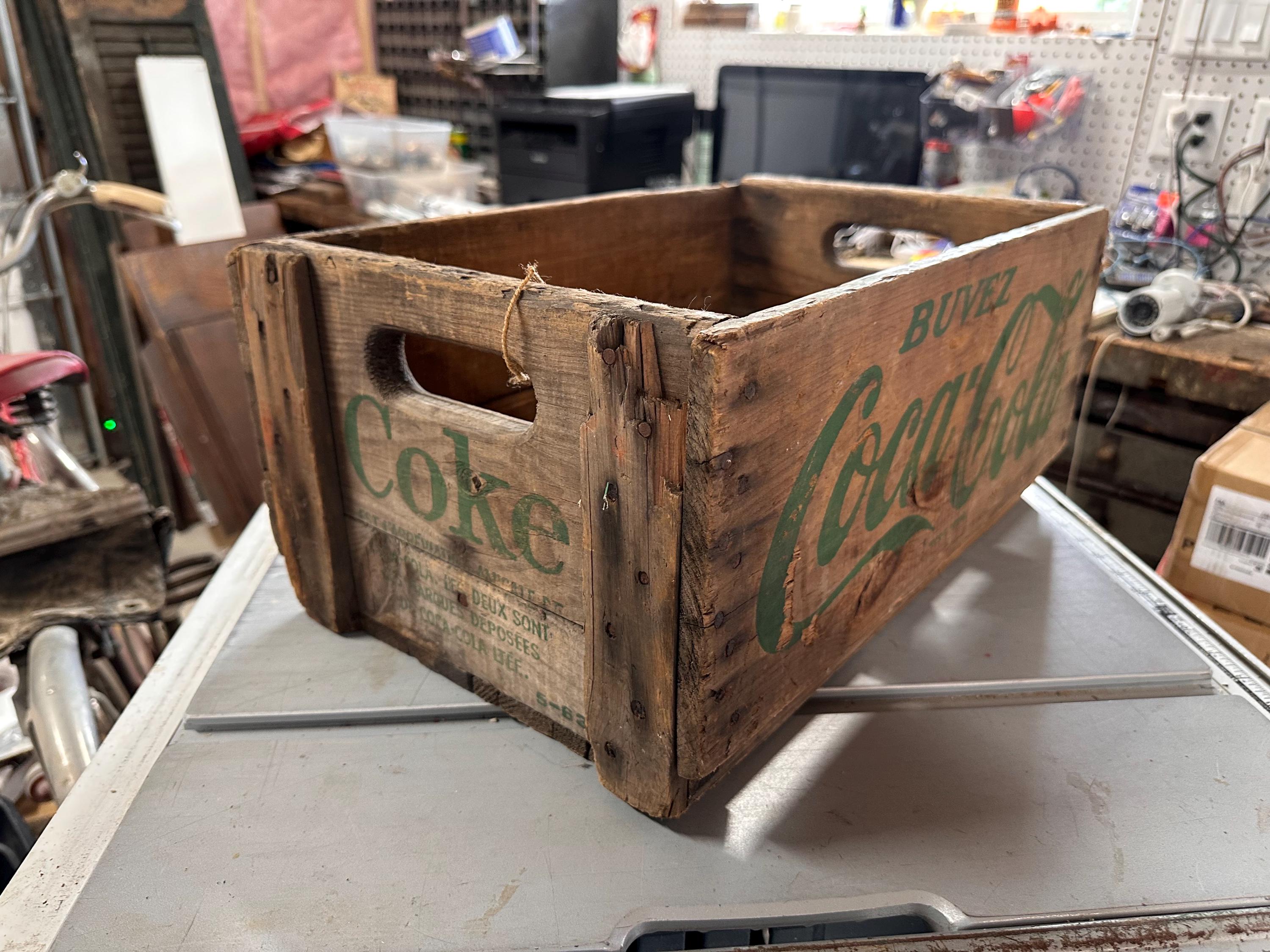 Coca-Cola ヴィンテージ飲料箱 Coca Cola Antique Box - Etsy