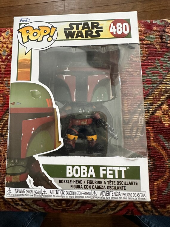 Funko Pop Star Wars Mandalorian Boba Fett Vinyl Figure 480 - Etsy