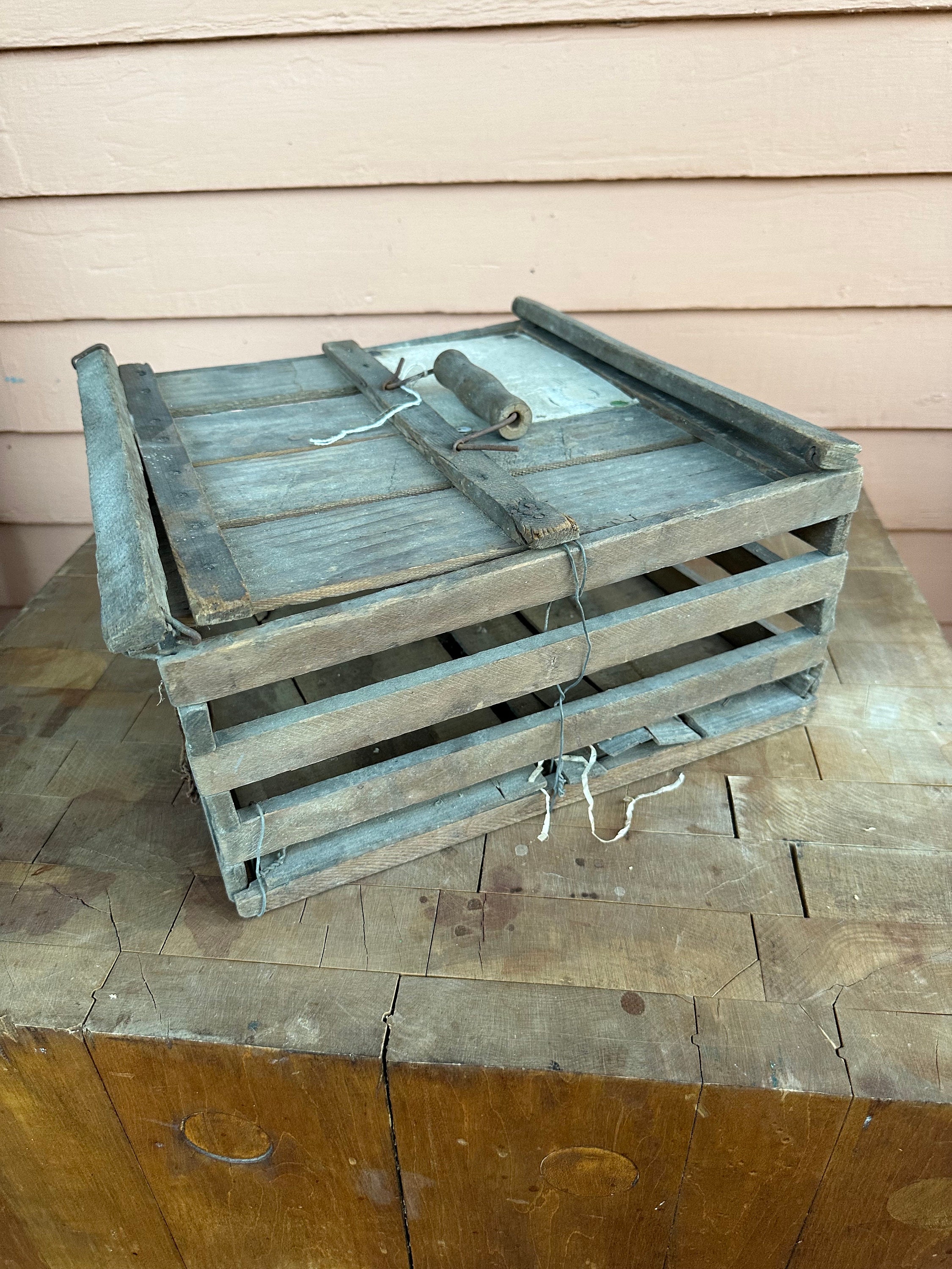 Primitive Early 1900's WOODEN EGG CRATE, Many Available, Listing is for ...