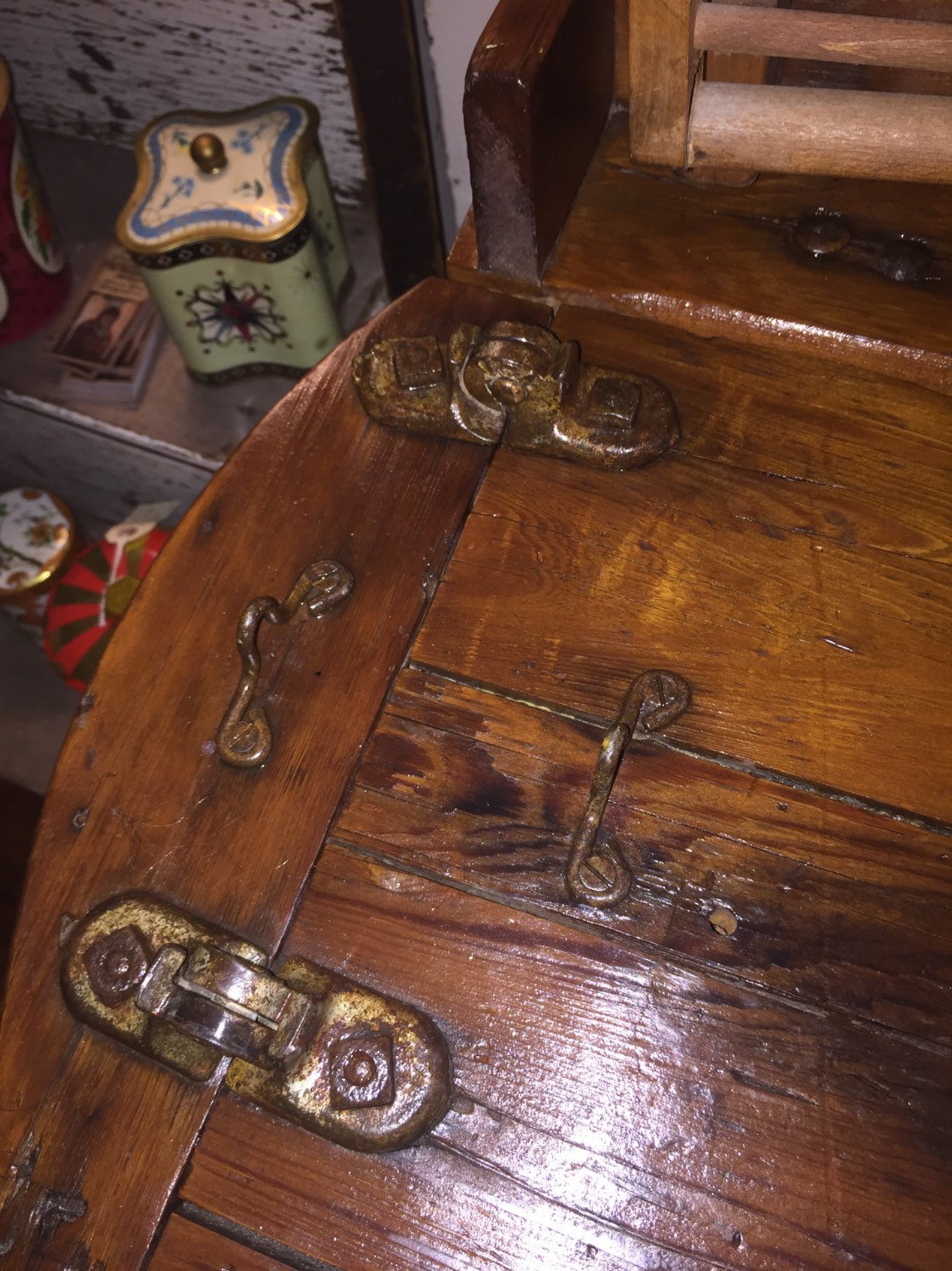 Antique Wooden Barrel Washing Machine With Hand Crank Clothes Etsy