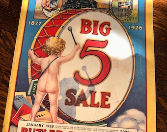 Jan 1926 Butler Brothers Mail Order Catalog New York 1877 to 1933 Butler Brothers Jan 1926 edition, 100 years old