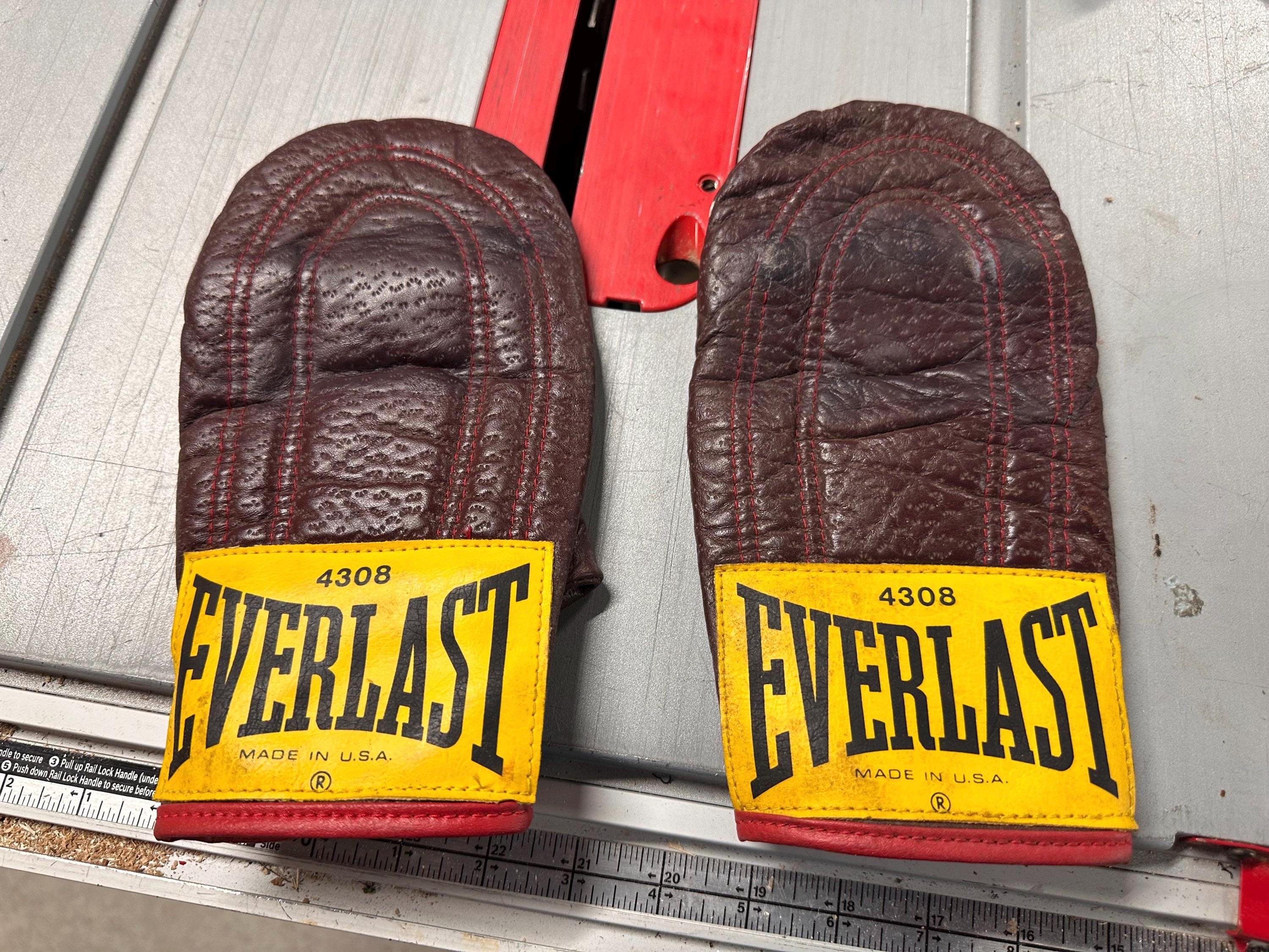 Vintage Everlast 4308 Sparing Boxing Gloves, Leather - Etsy