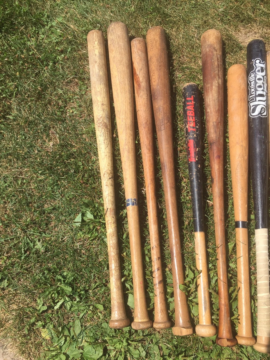 Set of 3 Vintage Baseball Bats Great for Kids Room Project or -  Norway