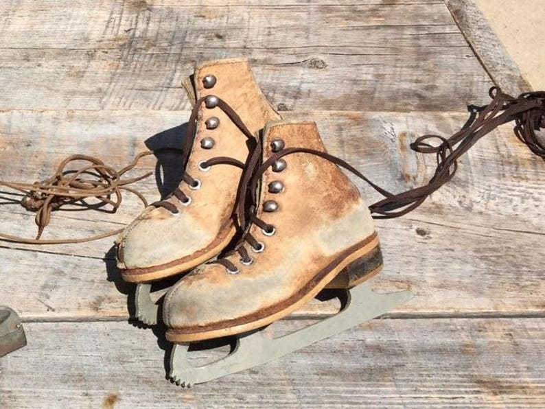 Antique 1800s Ice Skates, Very Good Condition, Could Still Be Used image 2