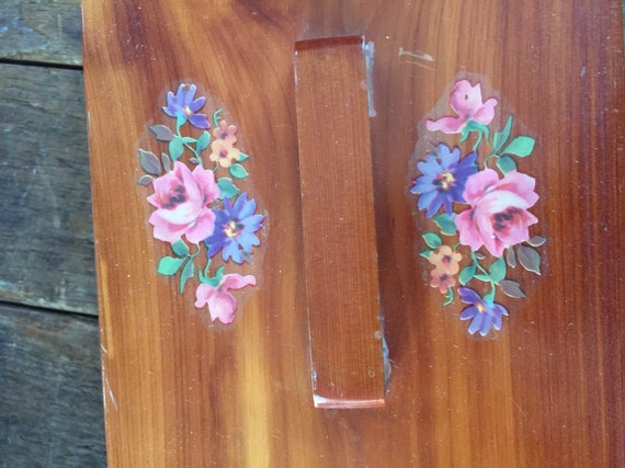 Vintage wedding box antique porcelain lovers keepsake memento jewelry heirloom china