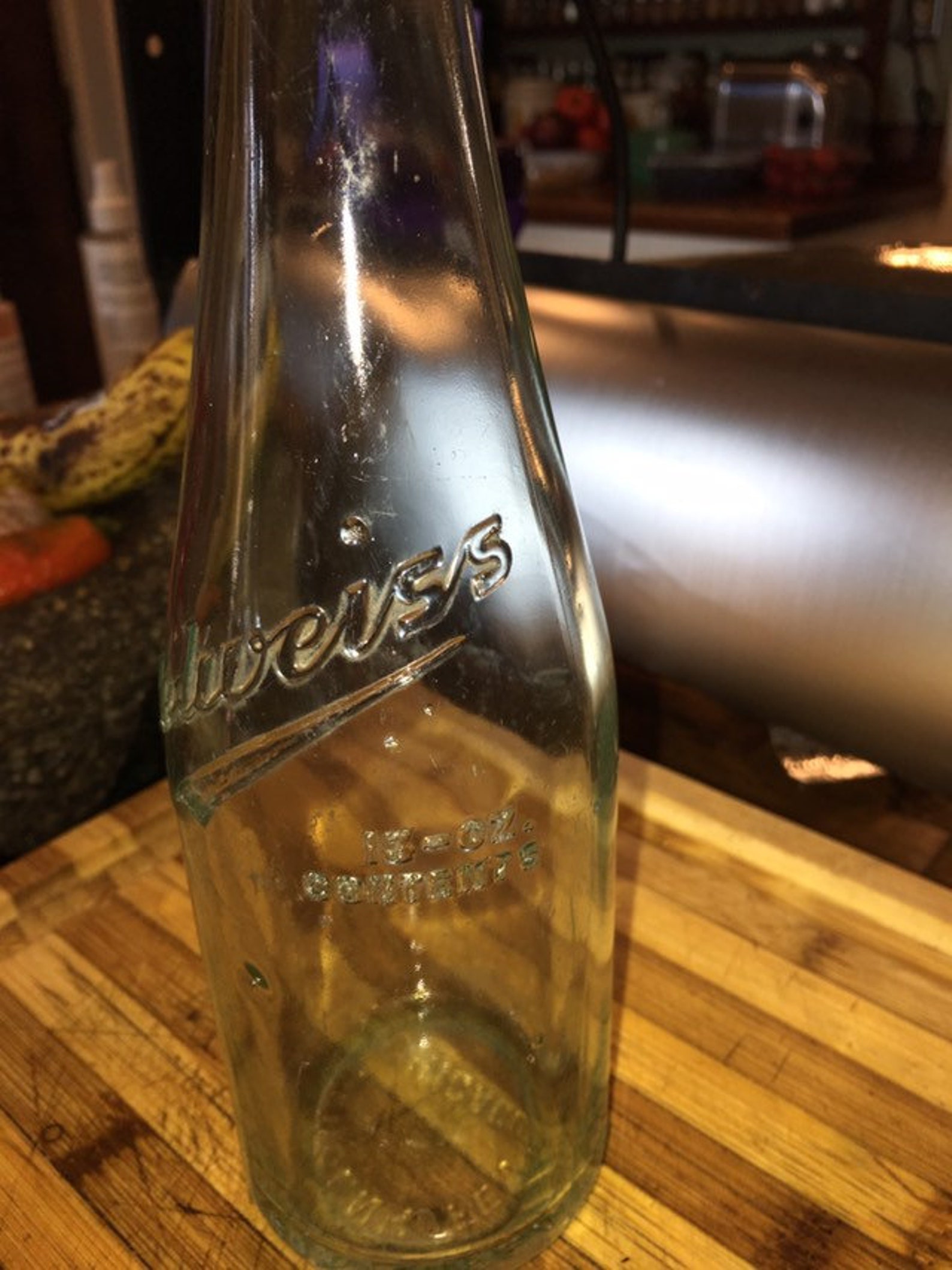 1900 Chicago Edelweiss Scoenhofen Embossed Beer Bottle Not Cleaned Yet ...