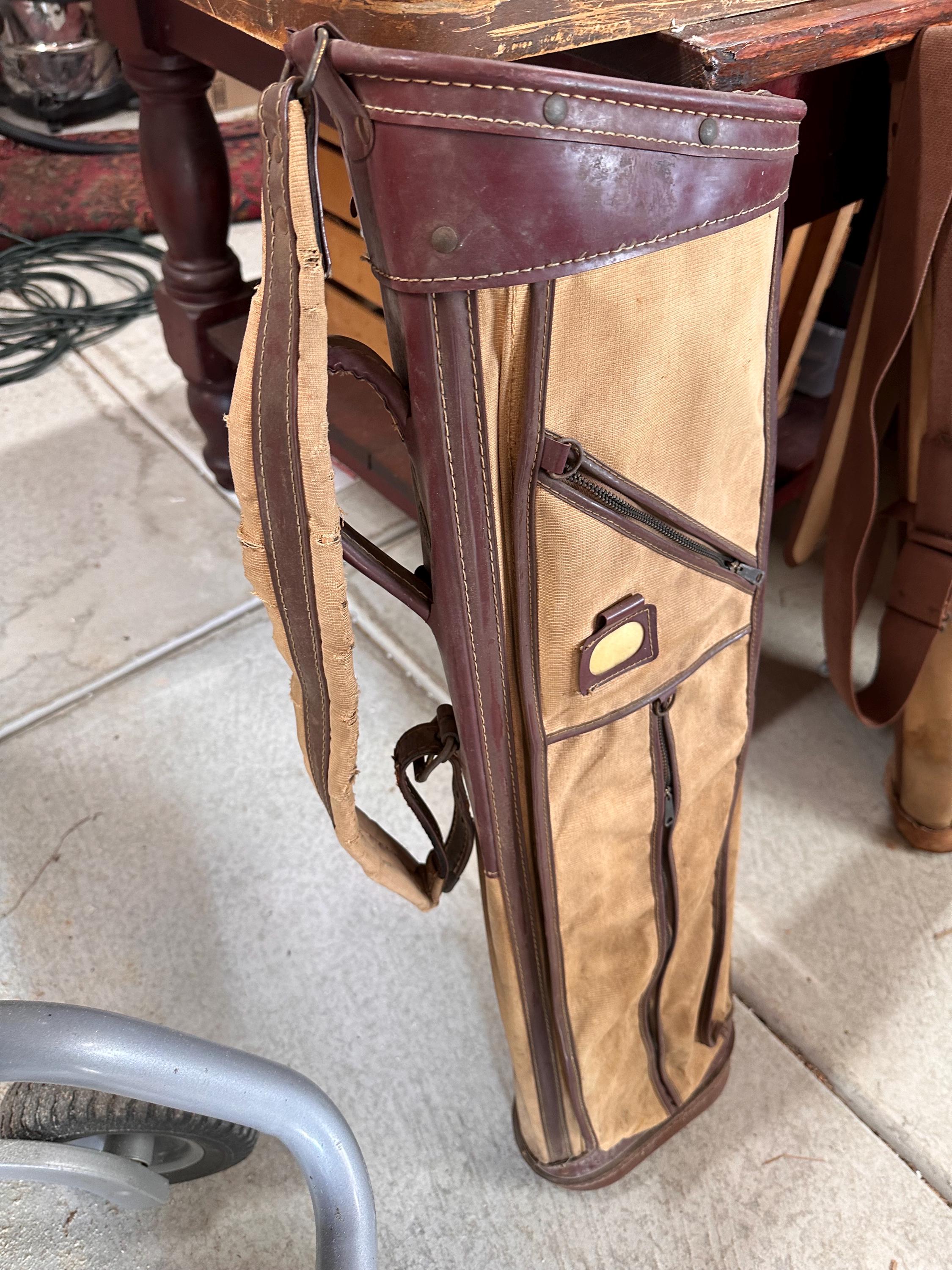 Vintage Golf Club Bag From 1950s