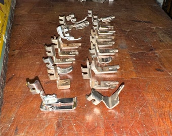 Vintage Treadle Sewing Machine side mount sewing feet, sold individually
