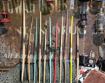 Vintage Bows various styles, your pick, Range from 44” to 60” or i can pick best looking for display, listing is for one only
