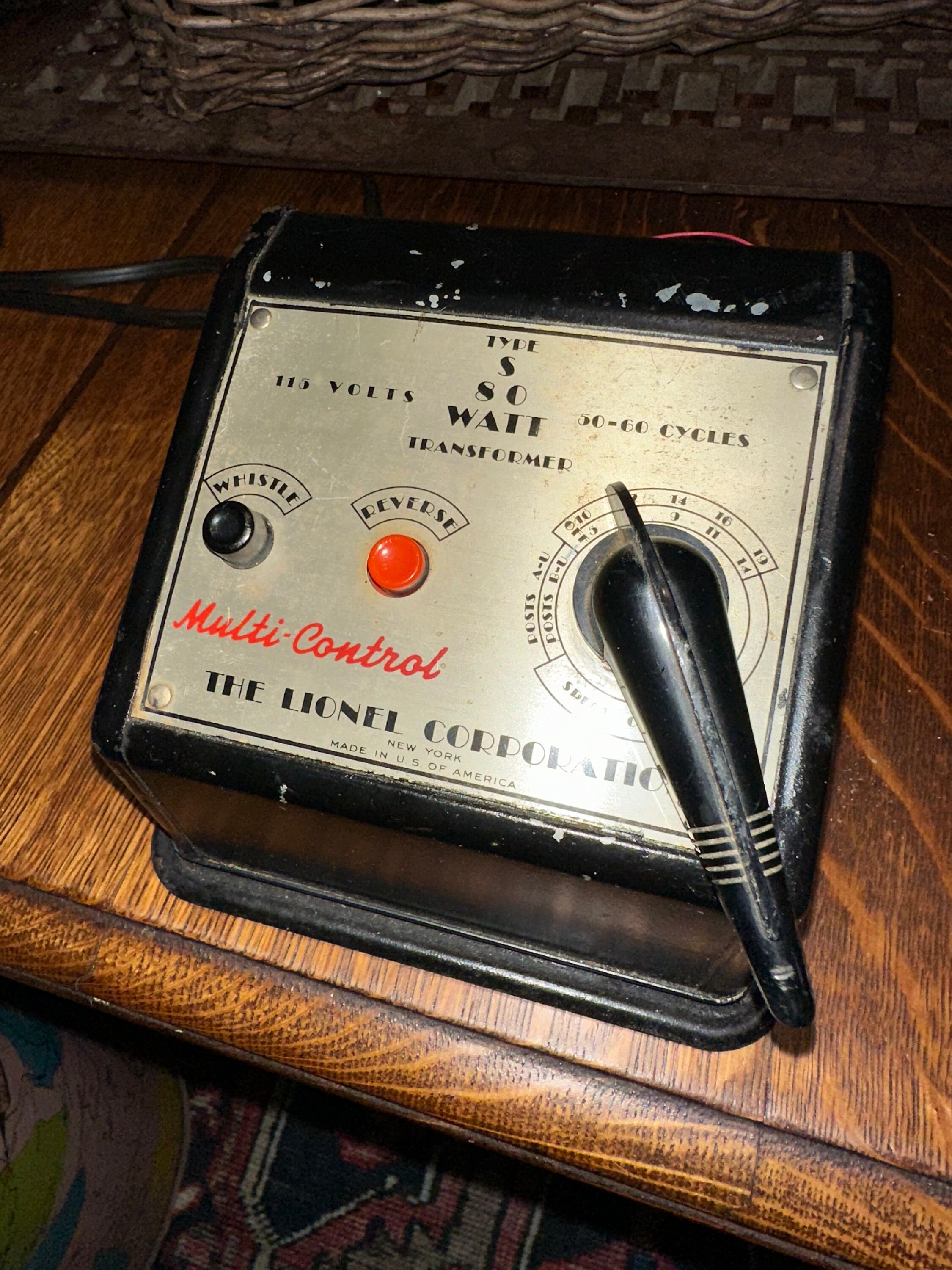 Lionel Multi control Type S 80 Watt Transformer Etsy