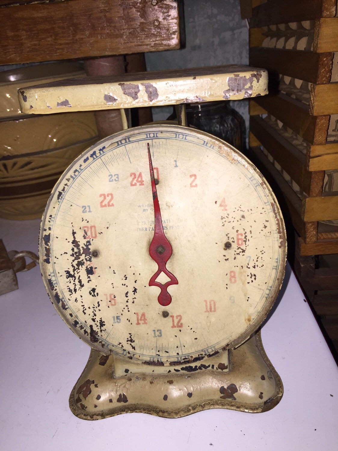 Vintage Universal Household Scale, Works Great, Looks Great, 25