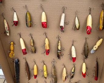 Fishing Lure collectibles 洋書 アンティーク ルアー Set of 6 Antique/vintage Fishing Lures, Tackle, Gear