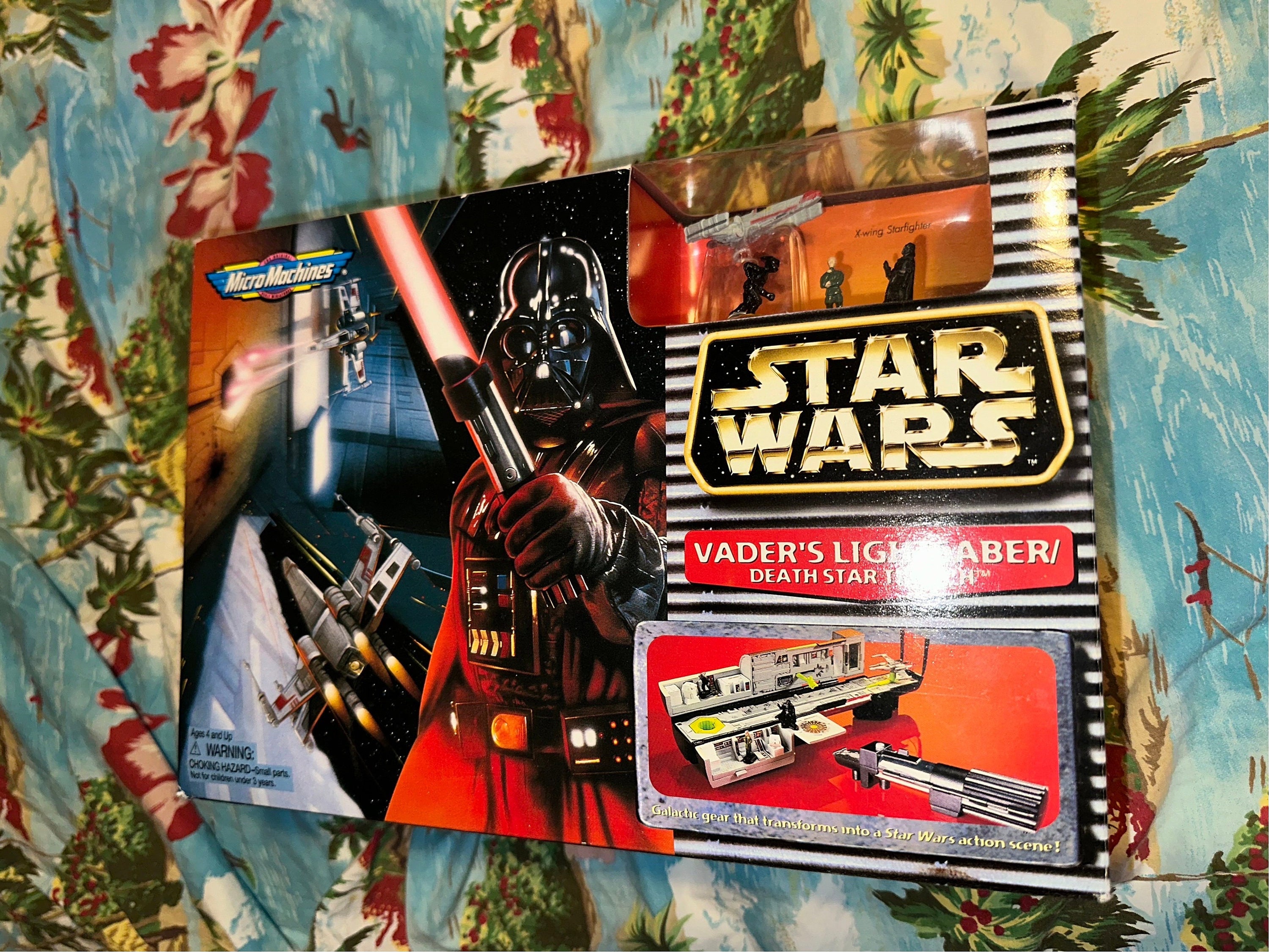 Star Wars Micro Machines Darth Vader's Lightsaber Death Star
