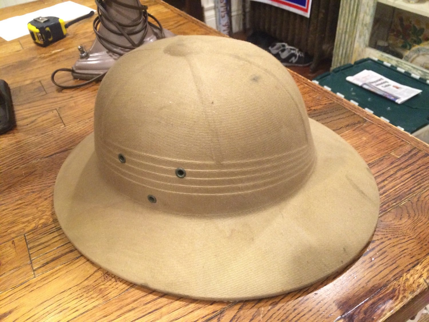 Safari Hat, Hard Composite Material, Great Condition - Etsy