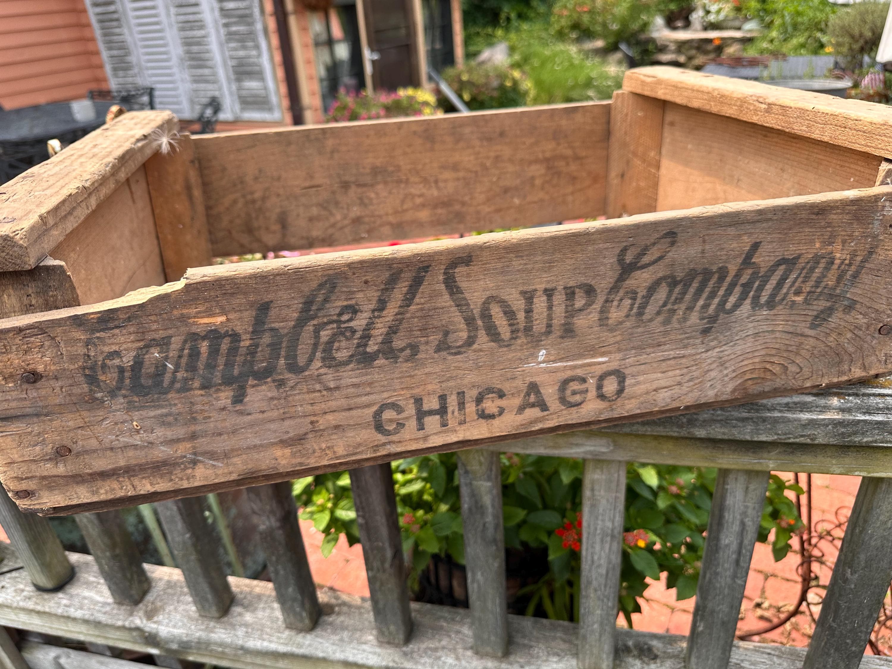 Campbells Soup Crate - Etsy