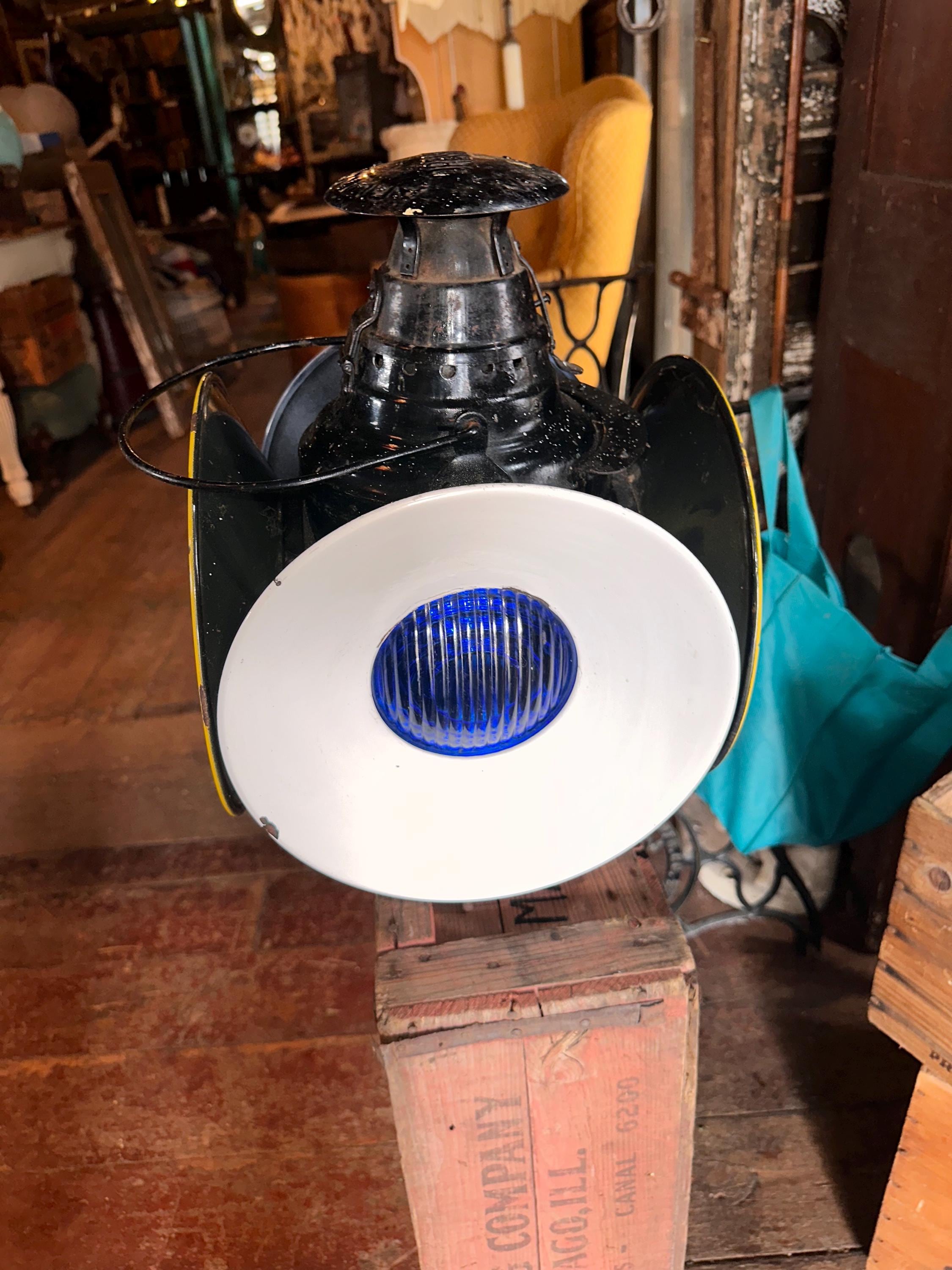 Antique Dressel 4 Way Signal Lantern Railroad Train Switch Light