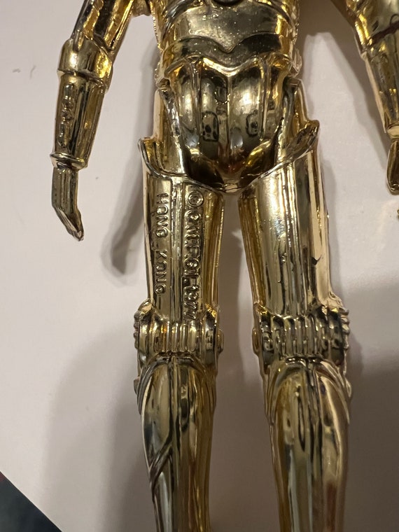 Vintage 1977 Star Wars Kenner GMFGI HK C-3PO Droid 3.75