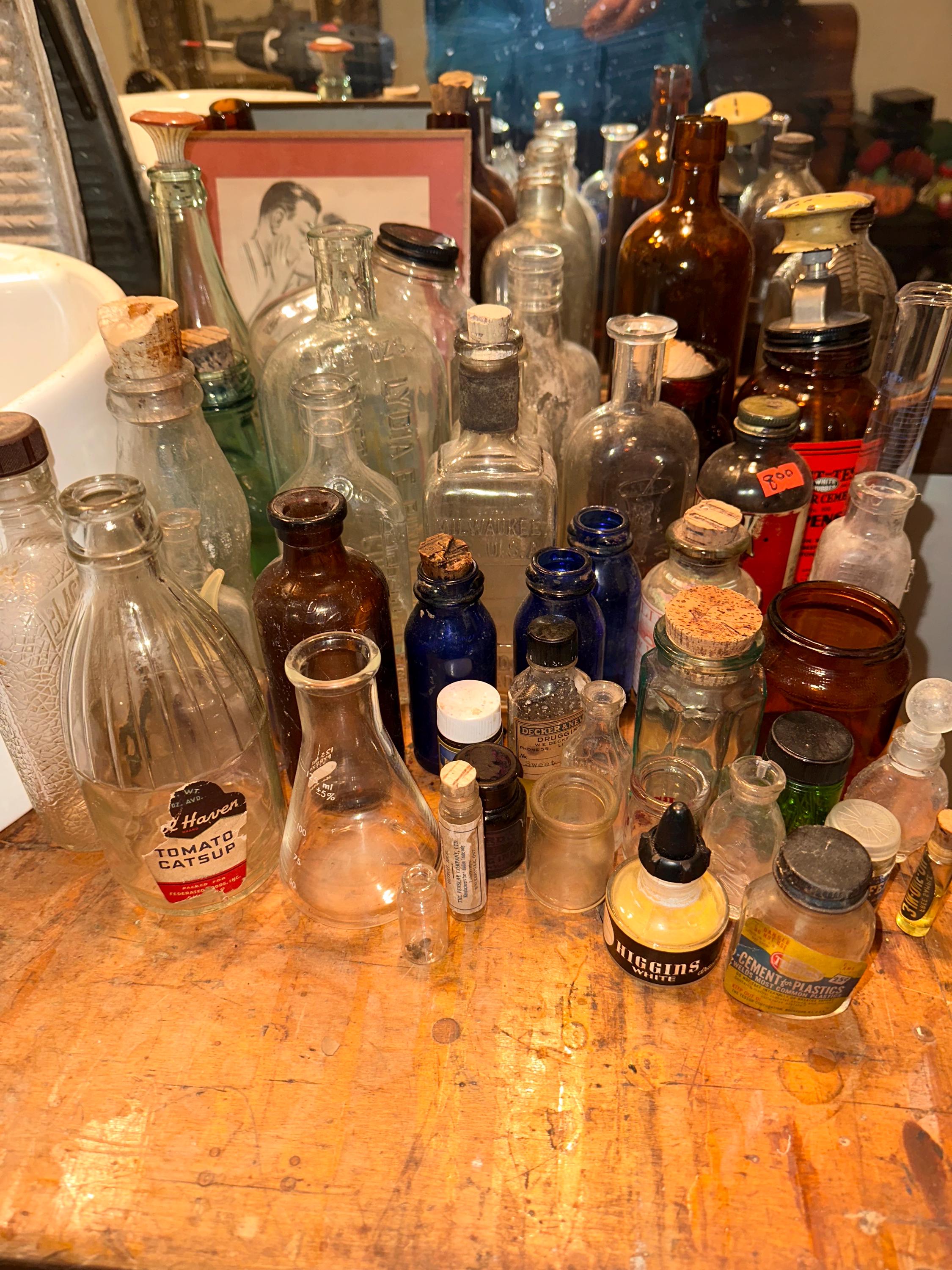 1920s Glass Bottles - Etsy