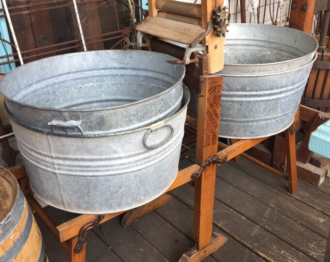 Wash Tub for Wringer Wash Stand, Use for Garden, Laundry Room, Towels