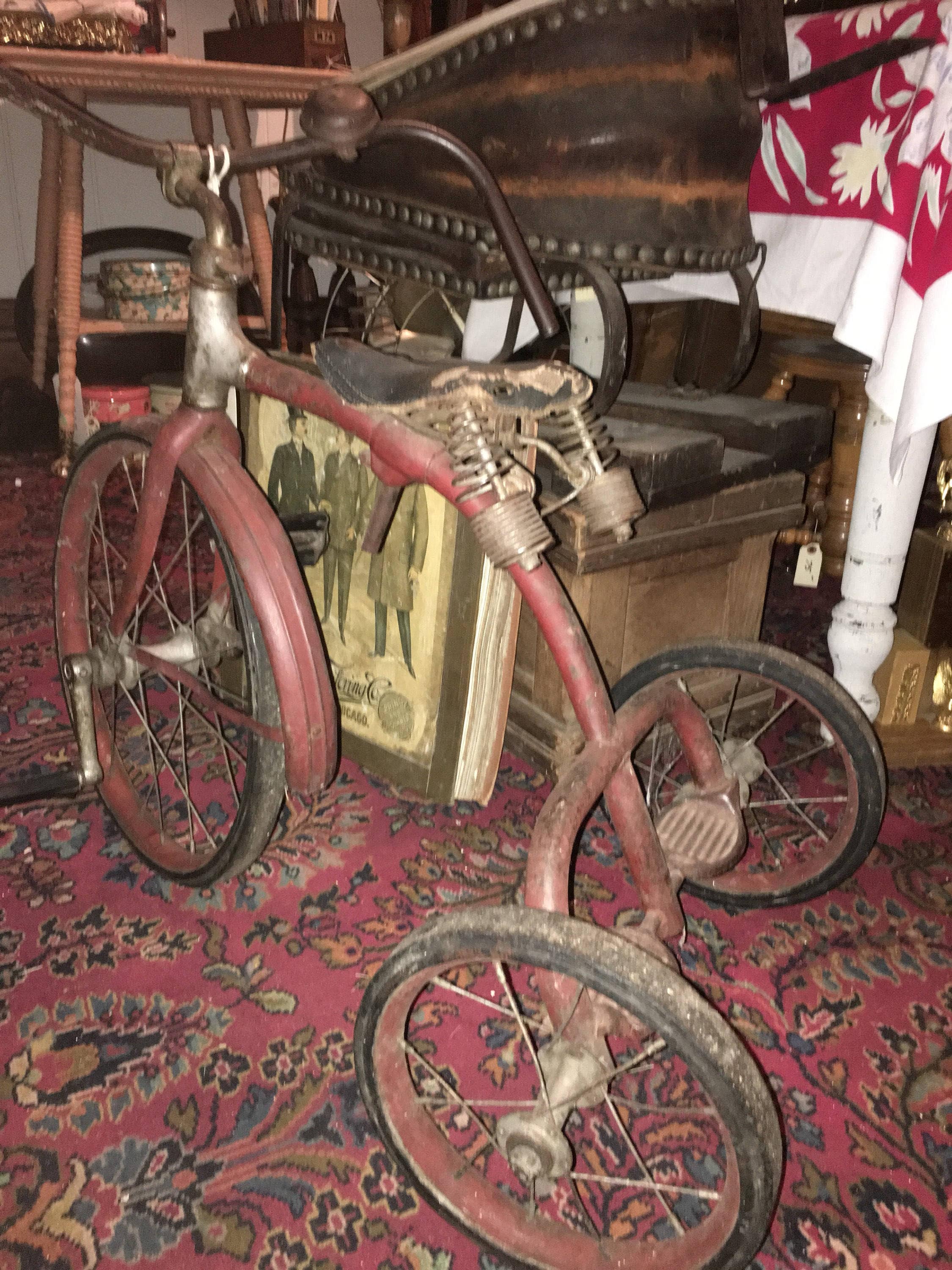 Antique Tricycle Great Display Prop Rusty Late 30s Etsy