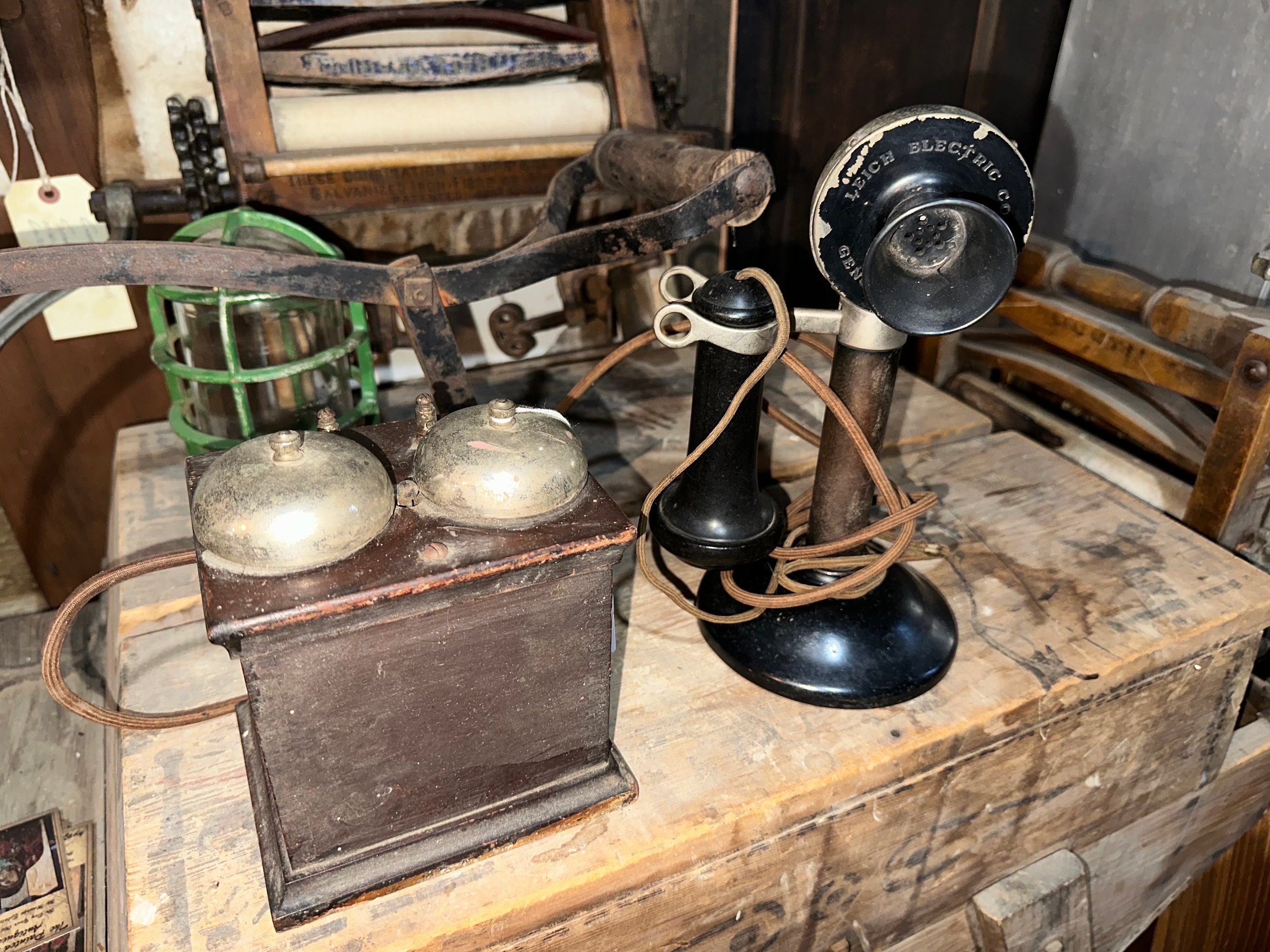 Antique Telephone Ringer Box - Etsy